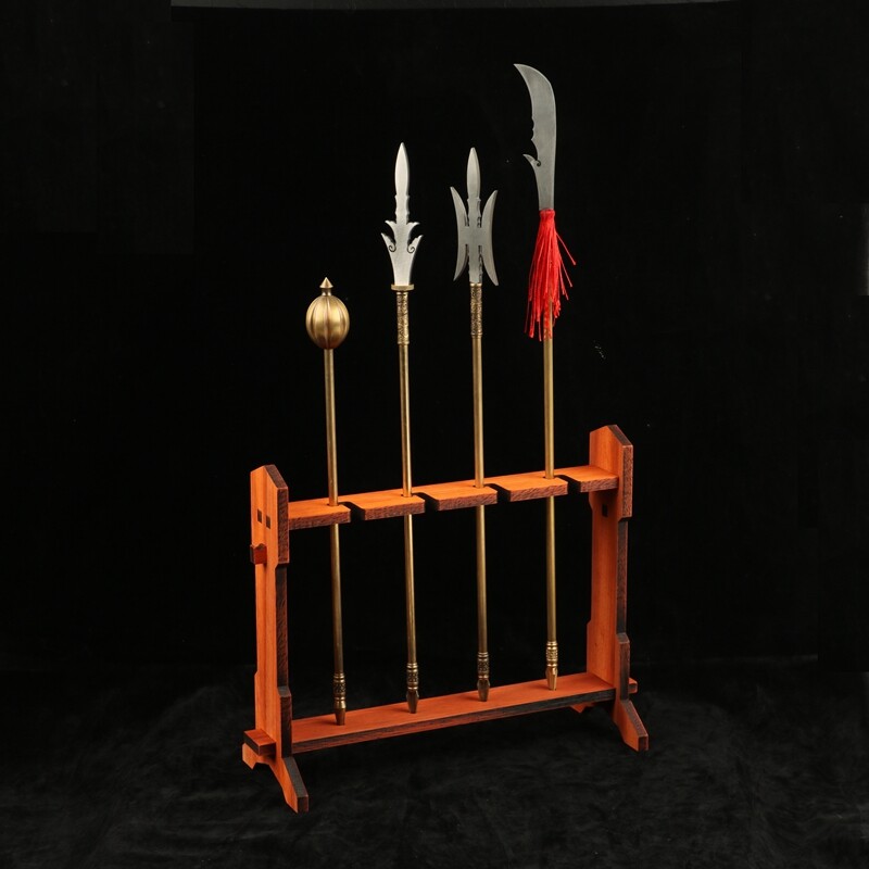 Miniature Vertical Samurai Sword Katana Holder Stand Bracket Tiny Cartoon Rack