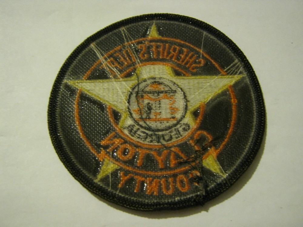 CLAYTON COUNTY GA SHERIFF'S Patch, See description & photos for size & condition