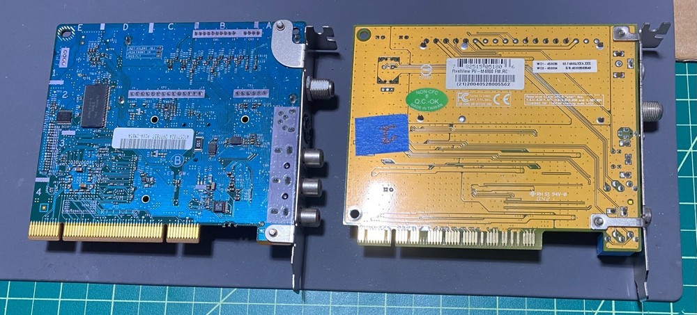2 PCI TV Tuner Cards PixelView & Sony