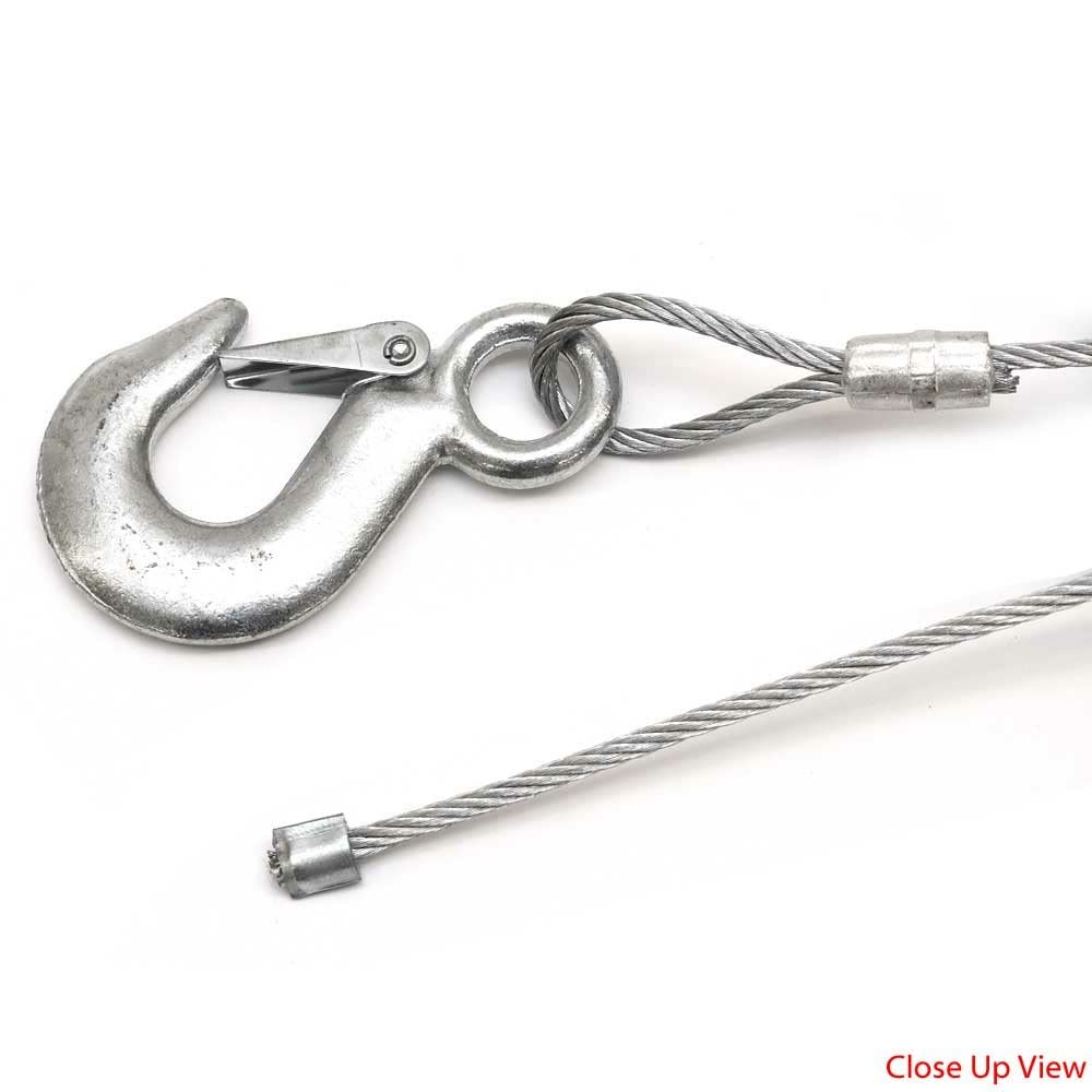 3/16" X 50' WINCH CABLE W/HOOK