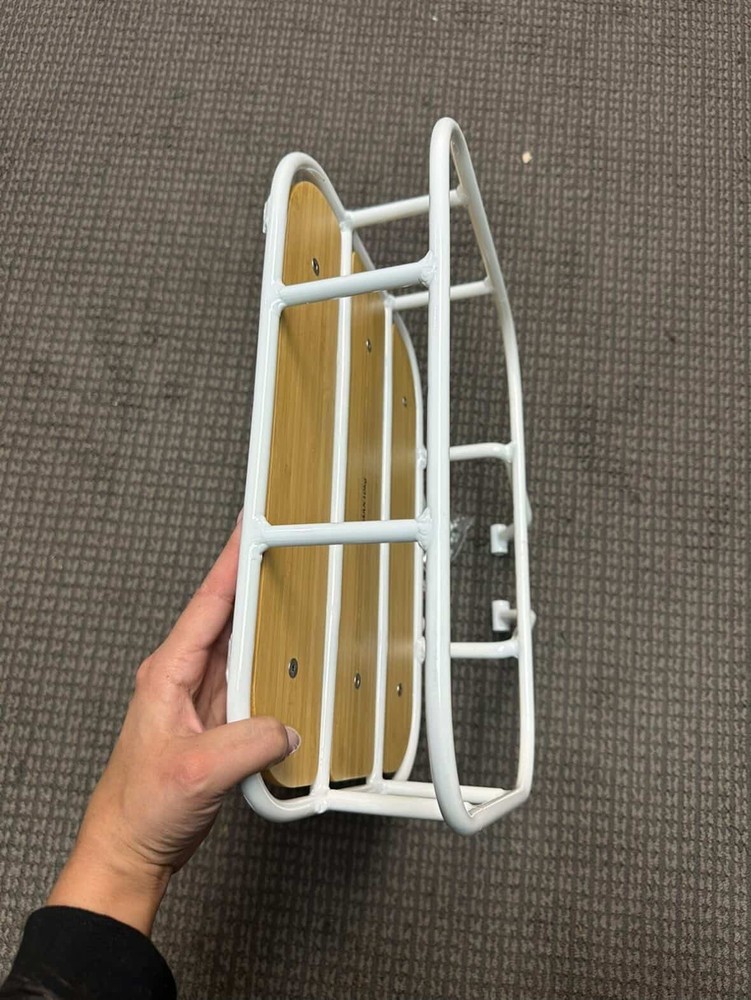 BLUEJAY BICYCLE FRONT BASKET- WHITE