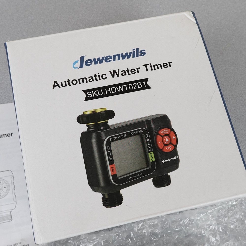 Automatic Watering Timer Jewenwils SKU: HDWT02B | OPEN BOX