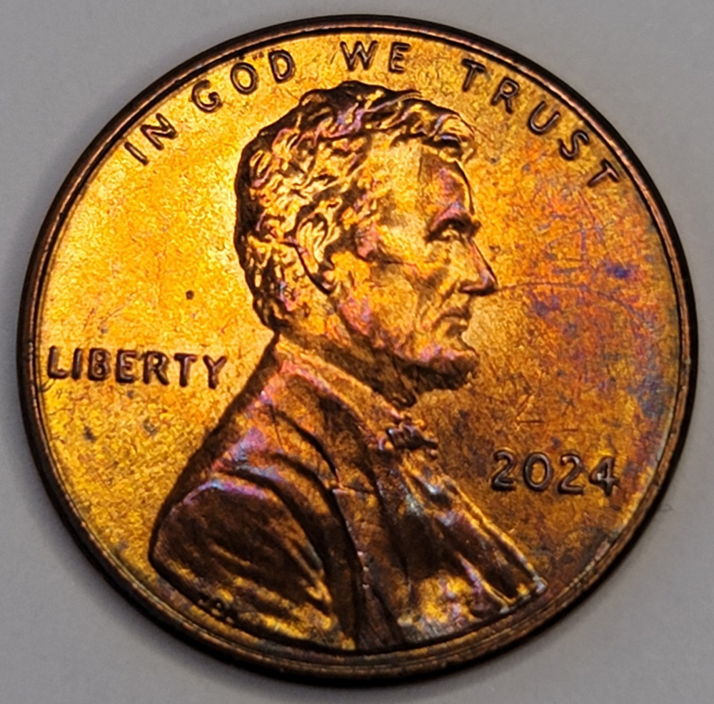 2024 Lincoln Shield Cent - Naturally Toned