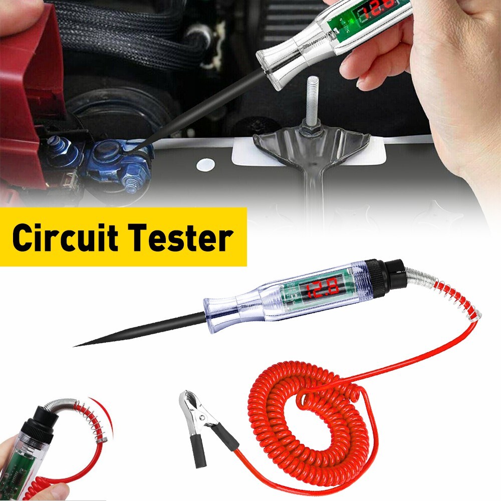 Car Auto 6-24V Power Probe Circuit Electrical Digital Tester Test Device System