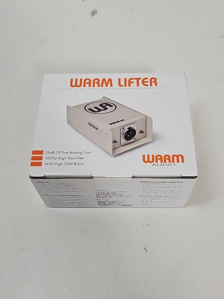 Warm Audio/ Lifter Inline Active For Low-Output Dynamic and Ribbon Mics