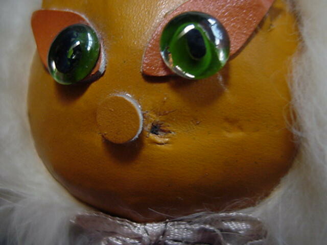 Rabbit Fur Cat Vintage