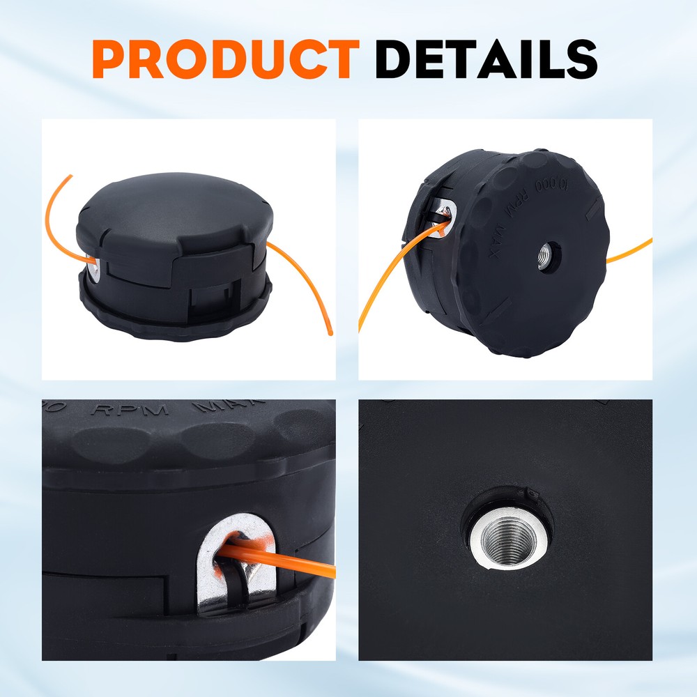 2pack Trimmer Head For Echo SRM-225 SRM-230 Speed Feed 400 Echo Weed Eater