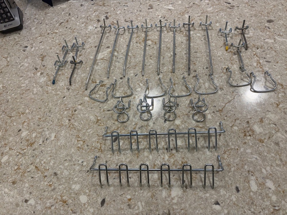 Pegboard Accessories for Organizing Tools in Workshop, Garage