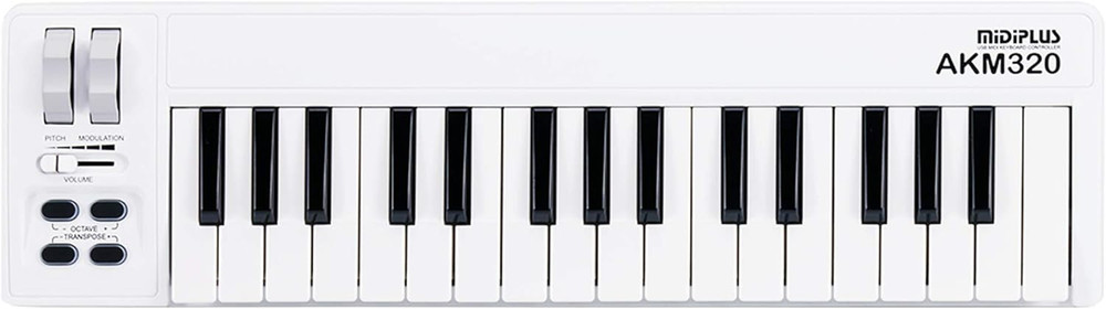 AKM320 MIDI Keyboard Controller, White Edition with Cubase LE 12