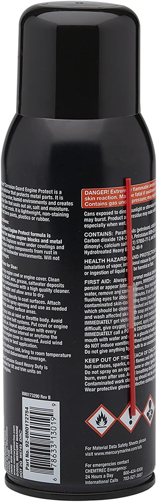 Quicksilver Corrosion Guard Engine Protect Rust Inhibitor - 12 Oz.