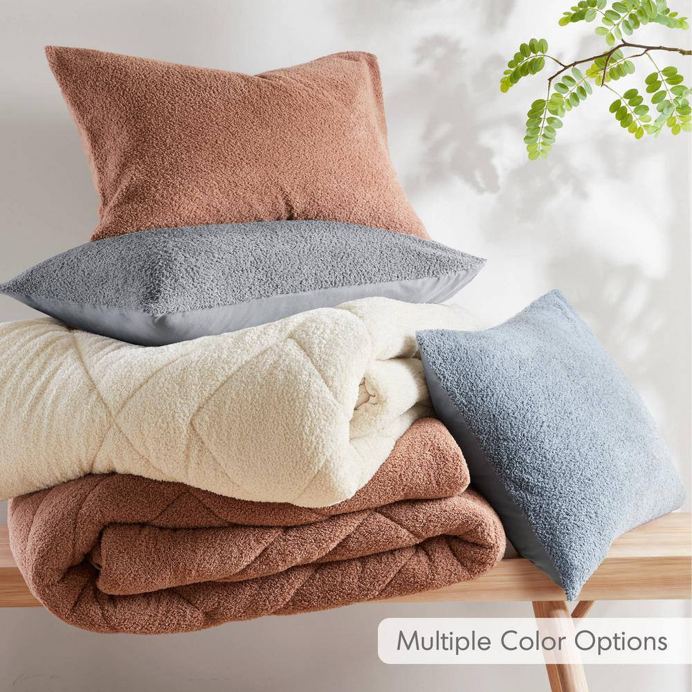 Kyla 3-Piece Blue Microfiber King/Cal King Comforter Set