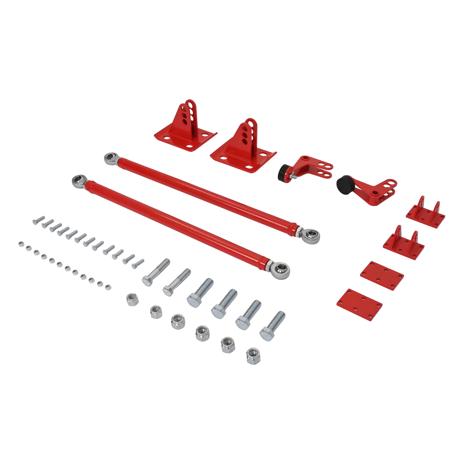 Traction Tie Bars For Chevrolet Silverado GMC Sierra 1999-2018 Red 2WD 4WD