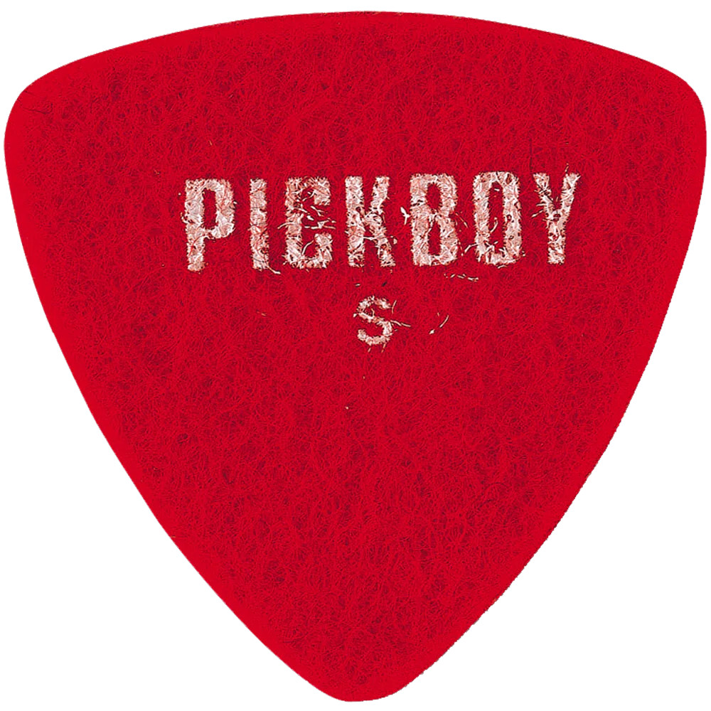 Pickboy Triangle Felt Ukulele Pick - Soft, Red PB11PS