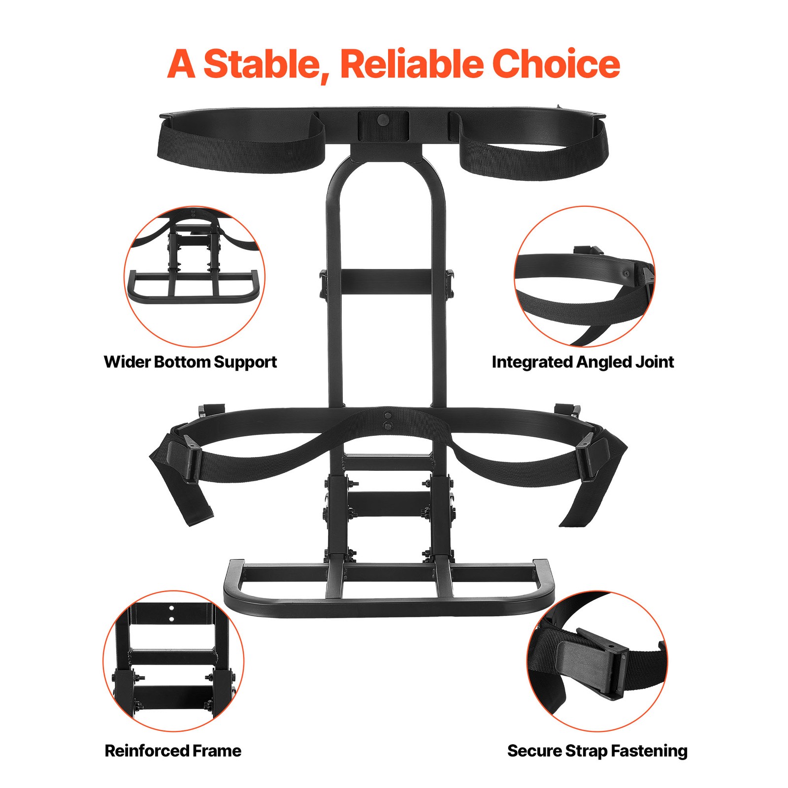 Universal Rear Seat Golf Bag Holder Attachment Rack For Club Car E-Z-Go Yamaha