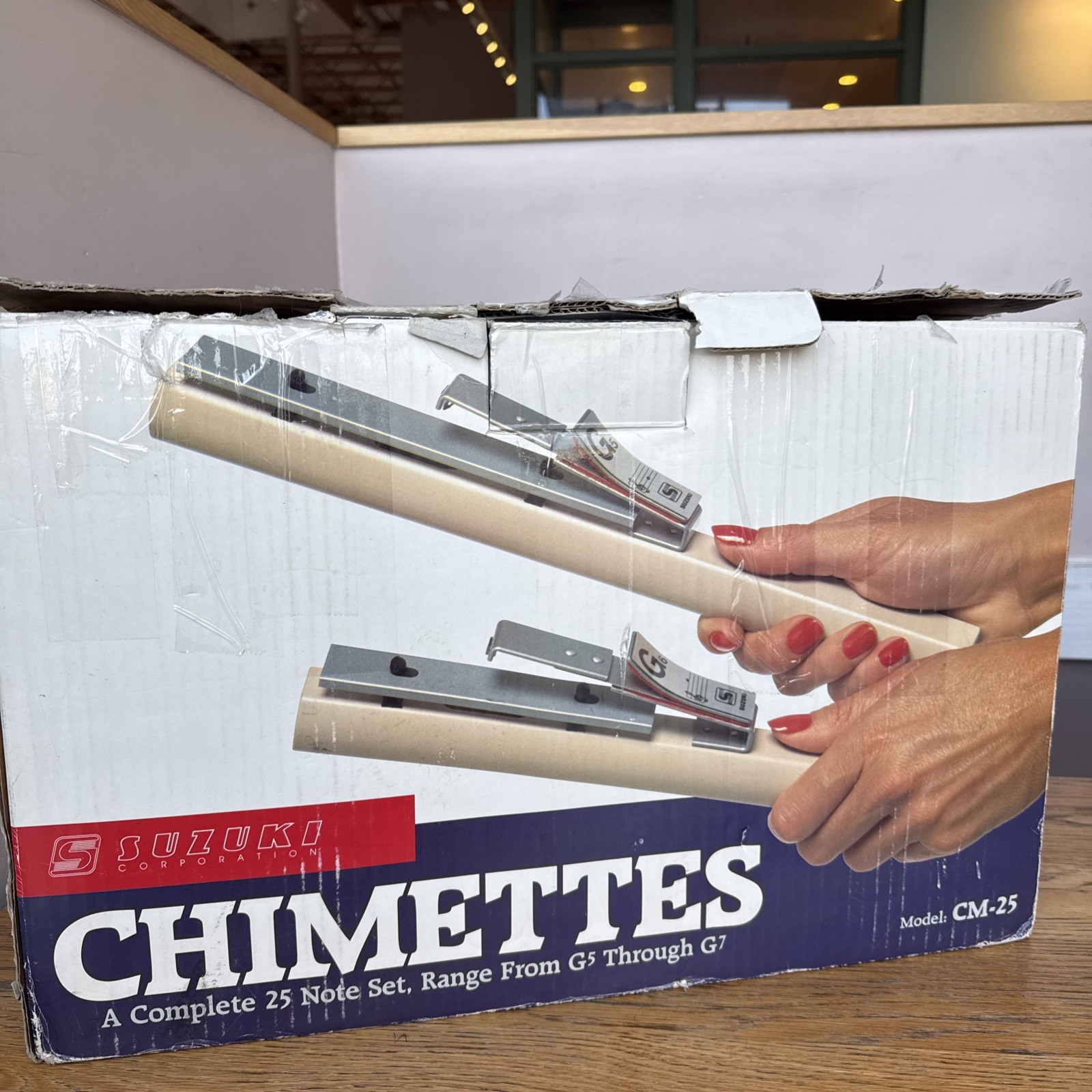 SUZUKI CM-25 Tone Chime 25 Tone Set 2-Octave With Original Box