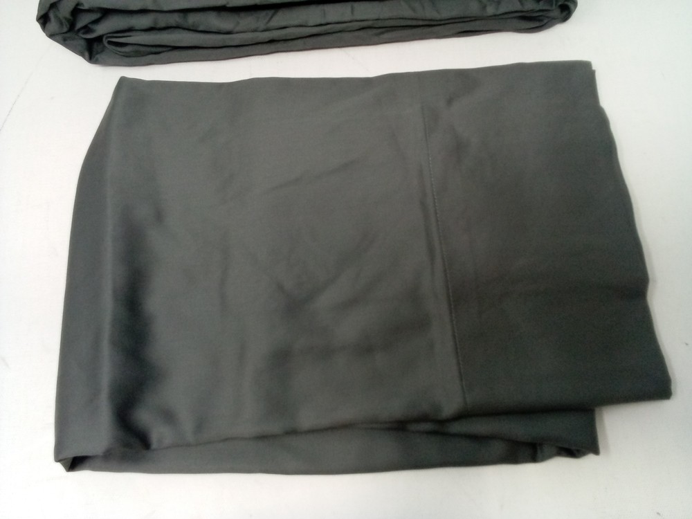 Bamboo Queen size Fitted Sheet Set- Charcoal