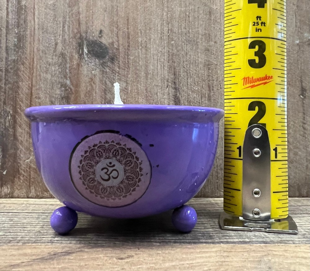 Chakra Bowl Candle 3" x 2"