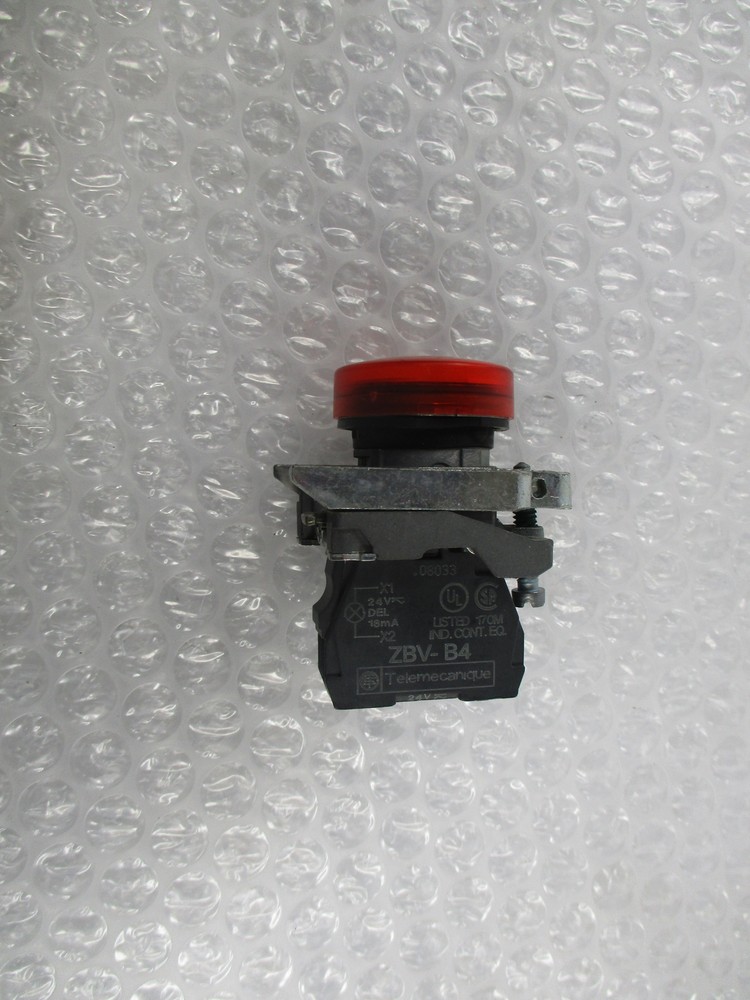 TELEMECANIQUE ZBV-B4 PUSHBUTTON RED NSNP