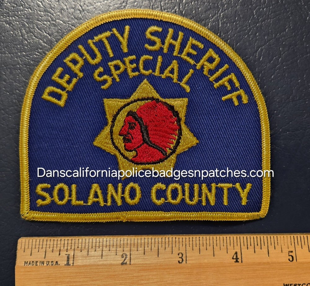 Solano County California Special Deputy Sheriff Patch