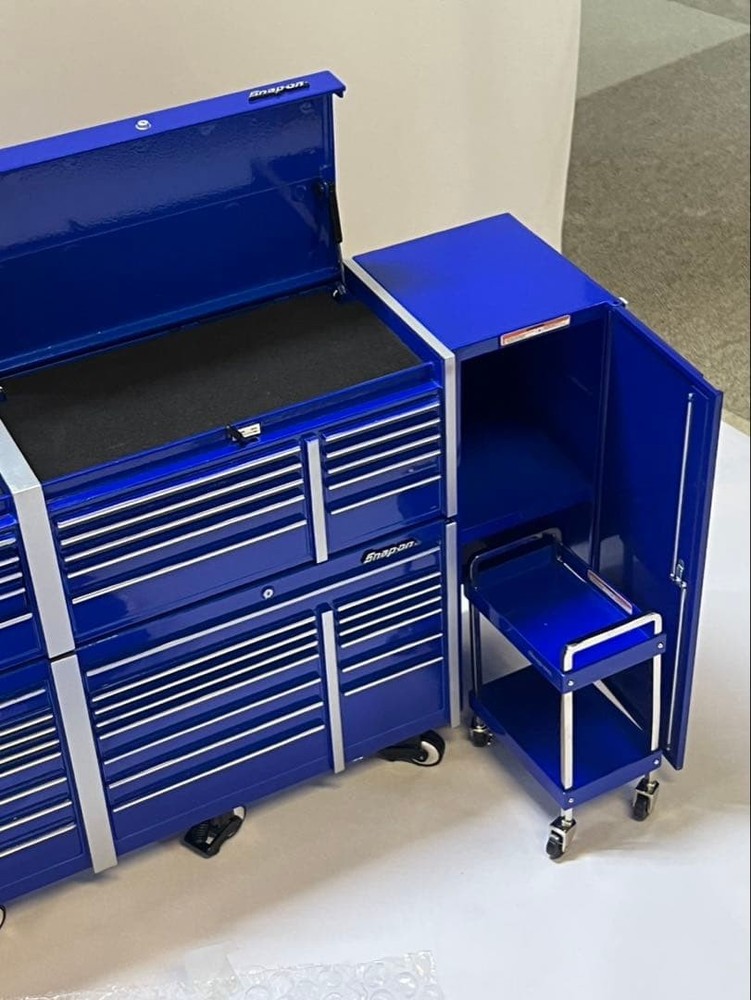 Snap-on 1/8 Miniature Toolbox Full Set, Blue
