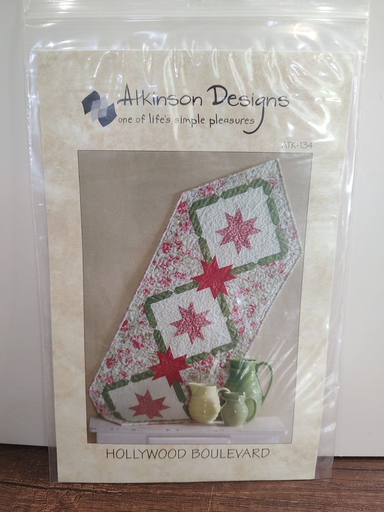 Hollywood Boulevard Quilted Tablerunner Pattern Atkinson Designs ATK-134