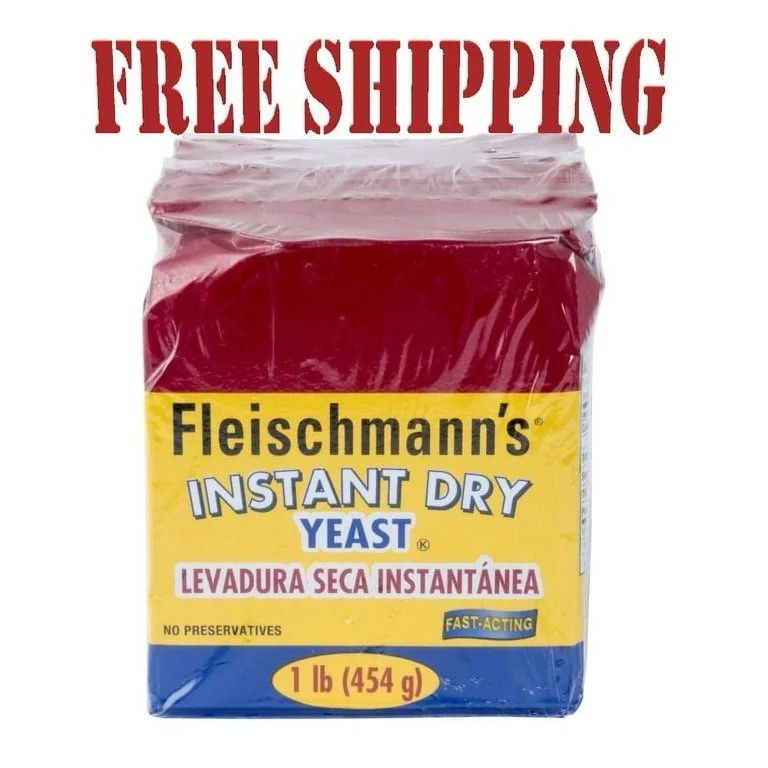 Fleischmann's Instant Dry Yeast, 2pk/2lb