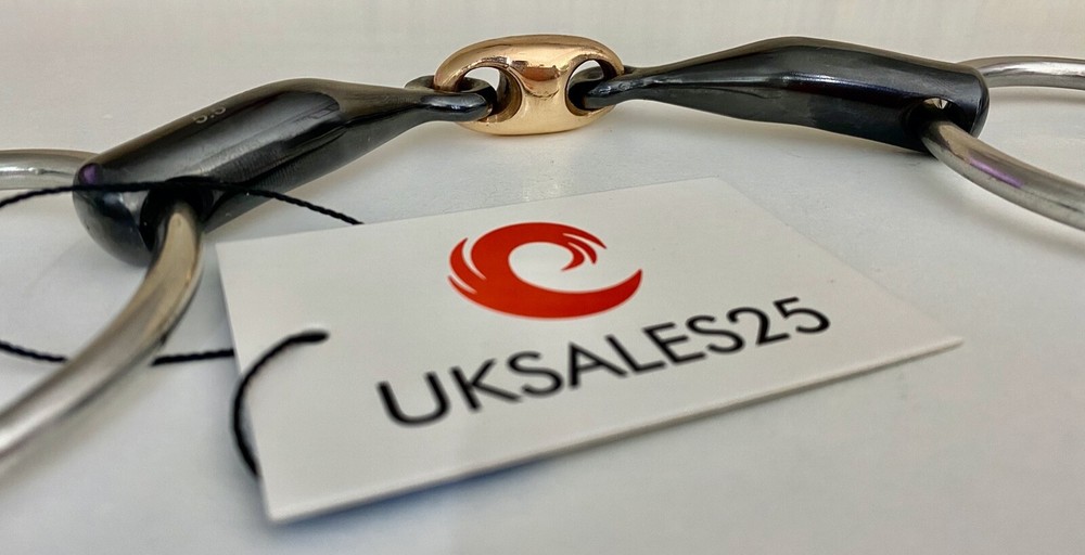 Loose Ring Sweet Iron Snaffle Bit Copper Lozenge (UKSALES25®)*SAME DAY DISPATCH*