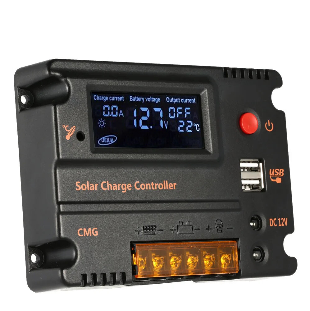 20A Solar Charge Controller Solar Panel Battery Regulator Auto Switch Controller