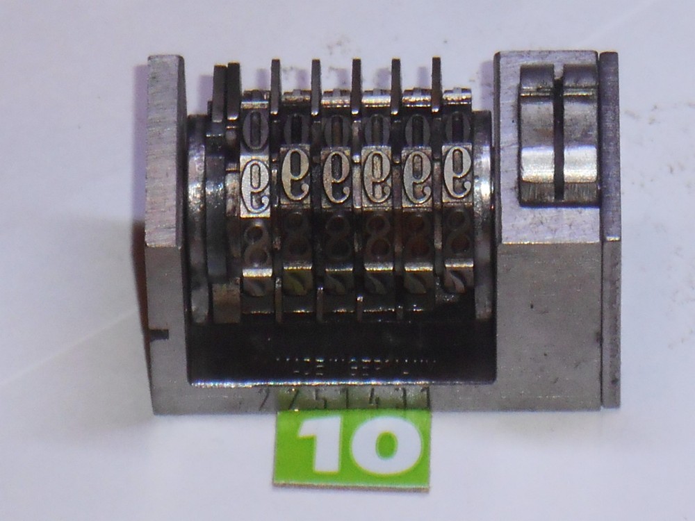 ATLANTIC| Reverse letterpress numbering machine | 10G