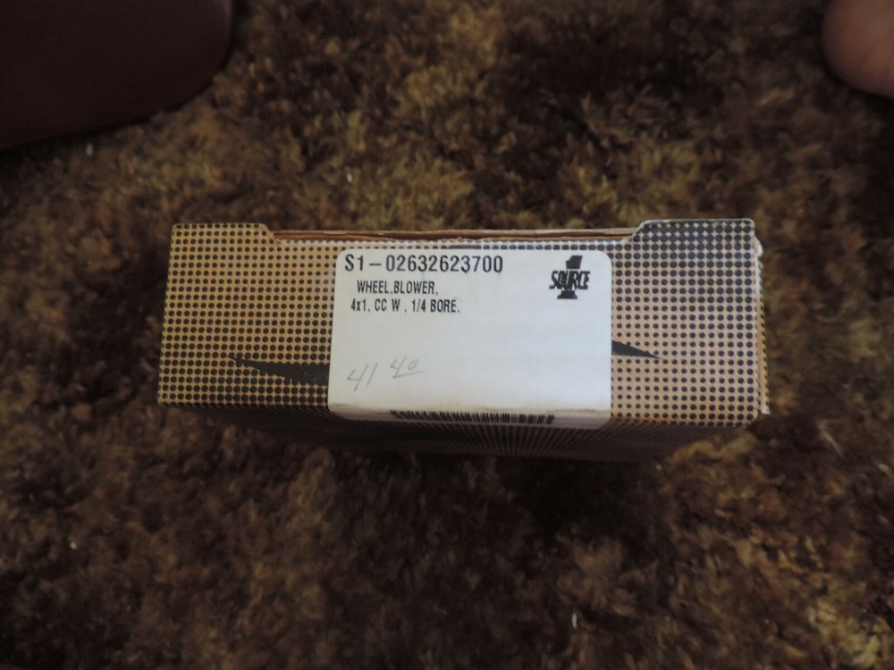 Source 1 S1-02632623700 Blower Wheel
