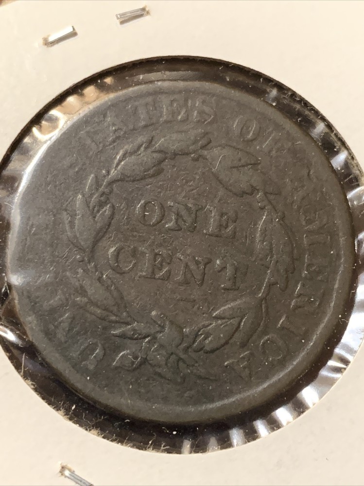 1837 Philadelphia Mint Copper Coronet Head Large Cent ~ ROTATED REVERSE ~