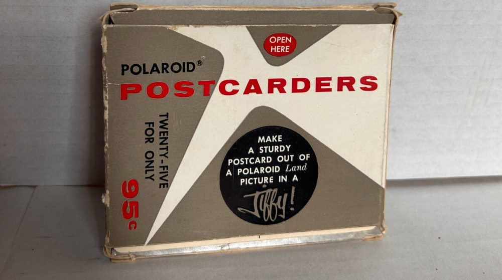 Polaroid Postcarders Vintage Make Postcards Open Box  22 postcards