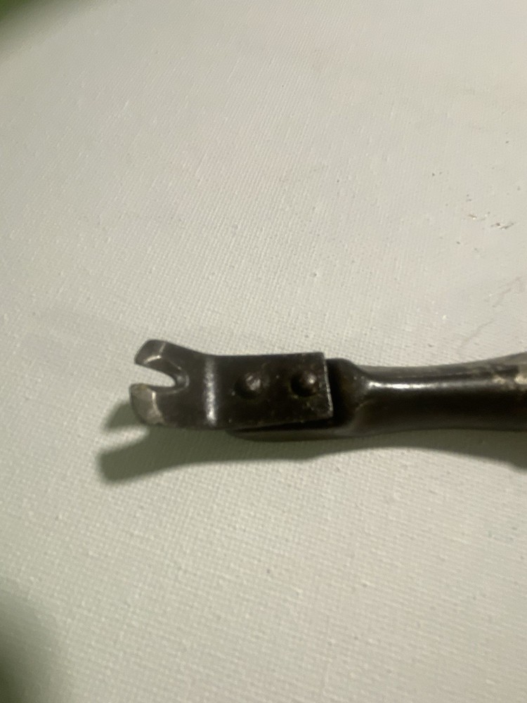Vintage Nail Puller with Wood Handle Unbranded
