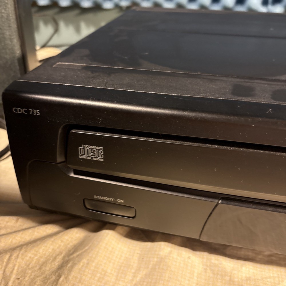 PHILIPS MAGNAVOX CDC735-5 Disc Carousel CD Changer Tested Works
