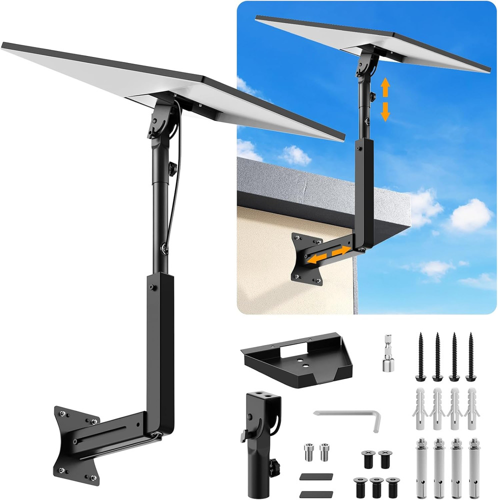 Starlink Mount, Adjustable Starlink Wall Mount Gen 3 with Telescoping Support Ar