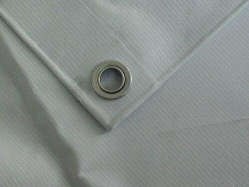 24 mil Extreme Duty Canopy Tarp WHITE Vinyl Tent Car Boat Cover Waterproof