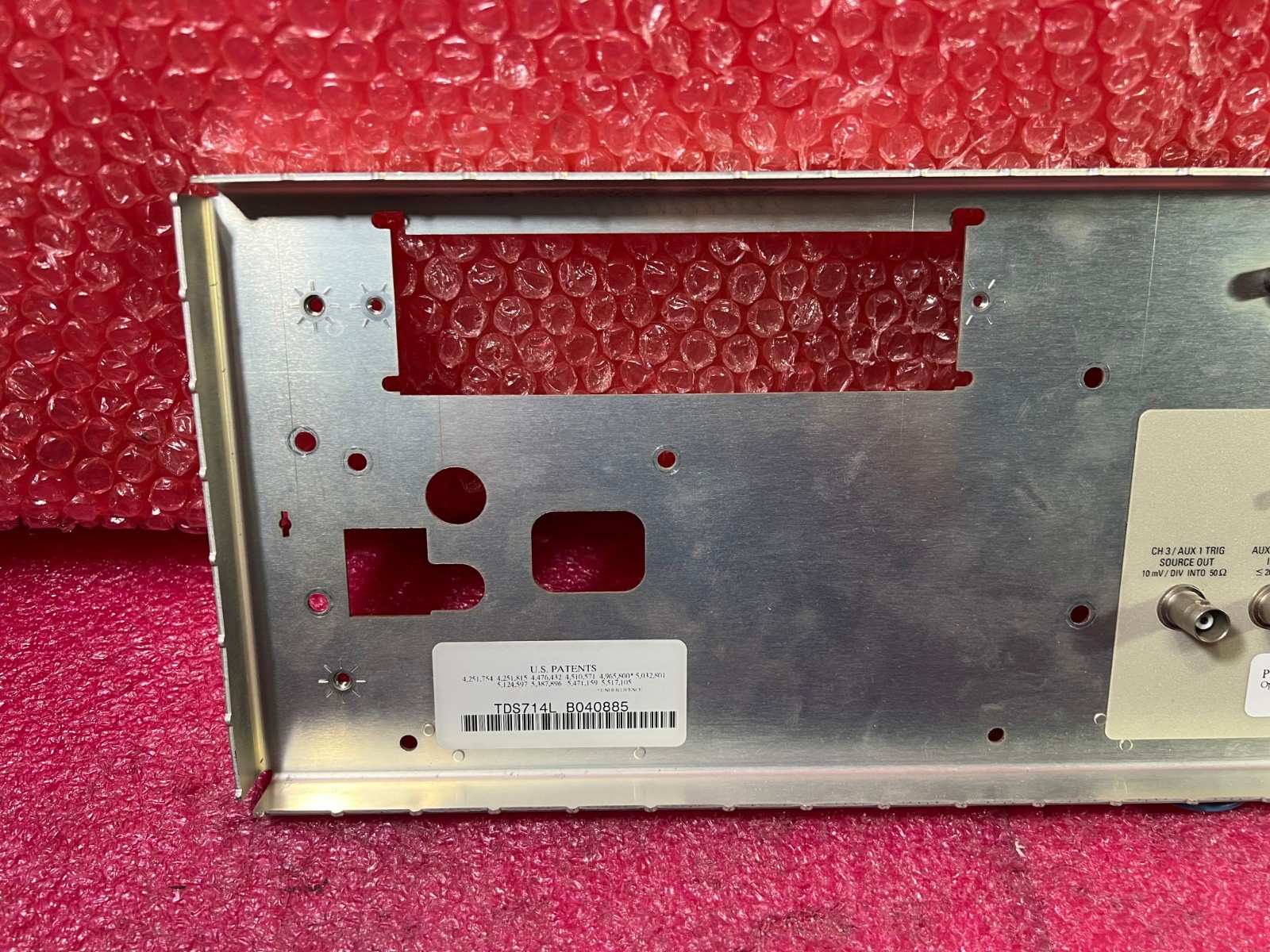 Tektronix TDS 714L Digital Storage Oscilloscope Metal Back Panel