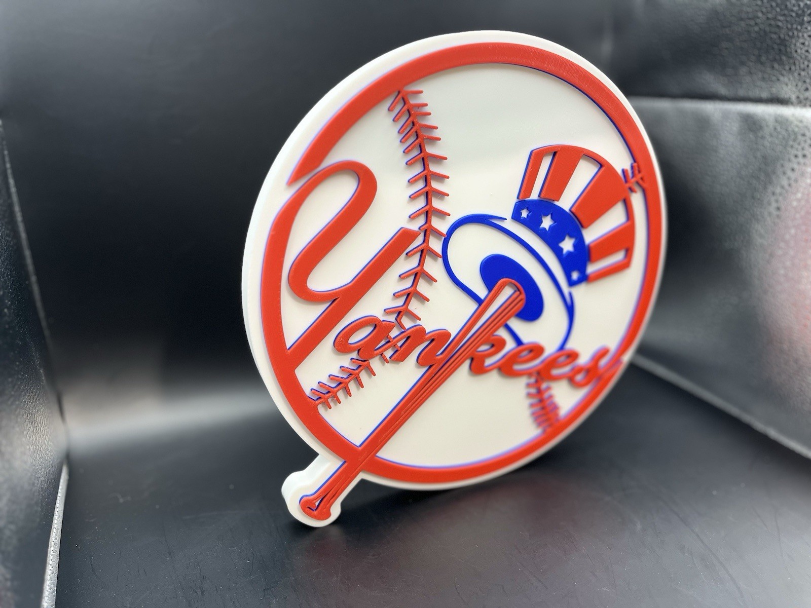 New York Yankees Logo Sign Display | 3D Wall Desk Shelf Art