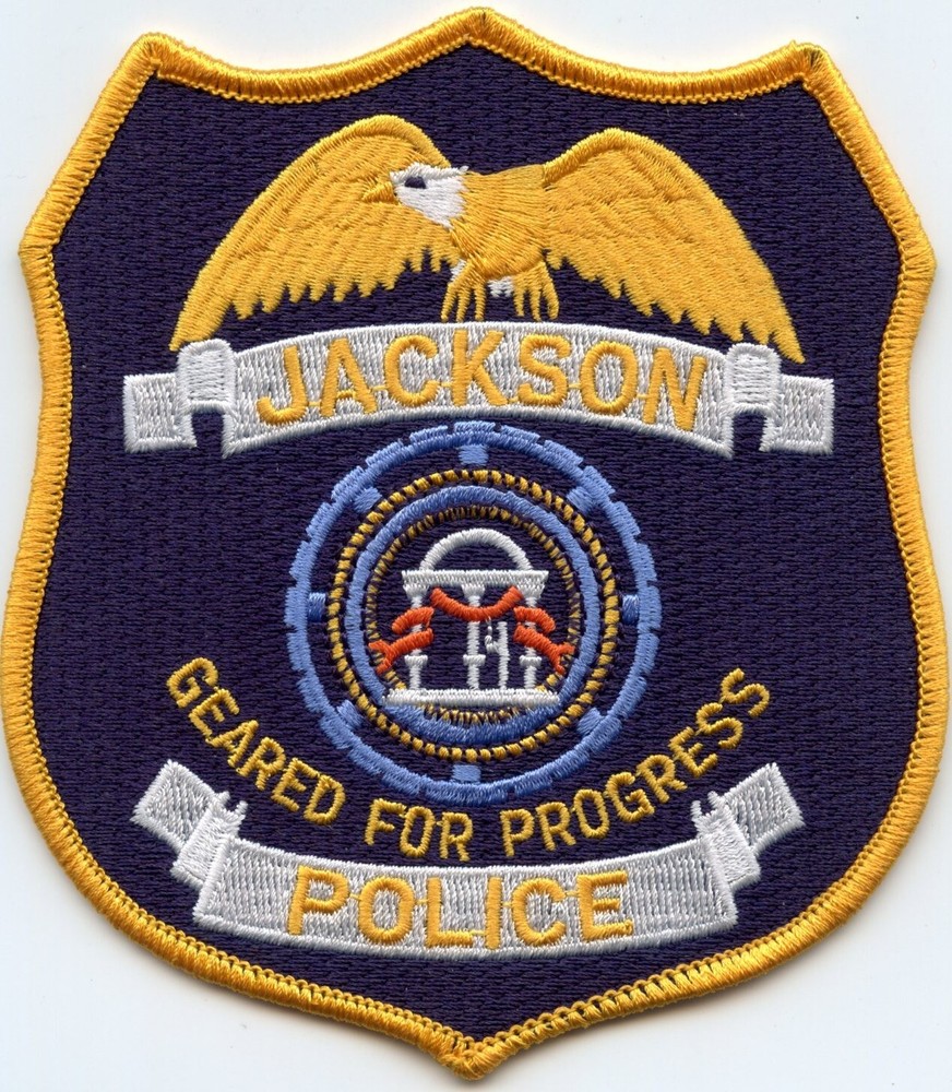 JACKSON GEORGIA Geared For Progress POLICE PATCH
