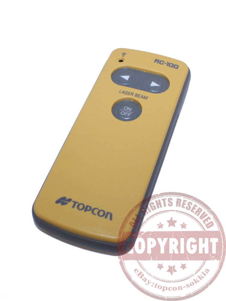 TOPCON RC-100 PIPE LASER REMOTE CONTROL FOR TP-L2 PIPE LASER LEVEL