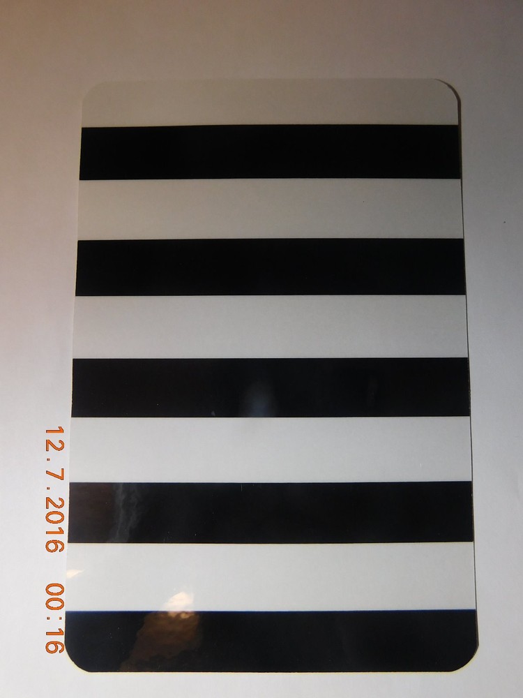 multiplication table card stripe back