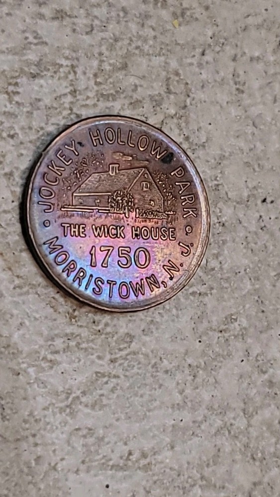 1975 Penny Double Die Error Misprint Rainbow