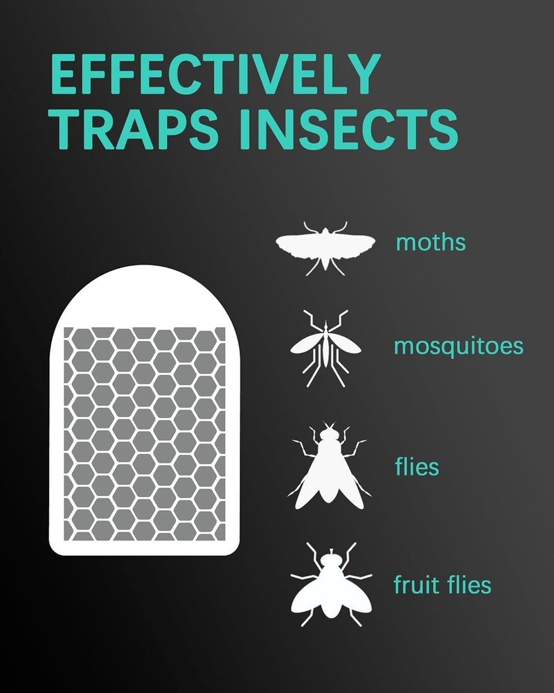 Effective 12 Pack Fly Trap Replacement Cards for LiBa FT06 Insect Control