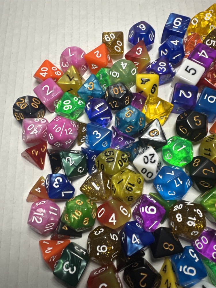 GAMING DICE Dungeons And Dragons MULTIPLE KINDS.