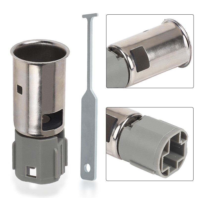 12V Car Cigarette Lighter Socket & Removal Tool for Dodge Jeep Chrysler