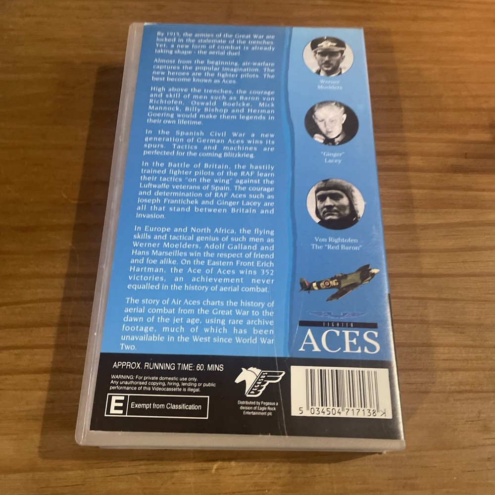 Fighter Aces VHS