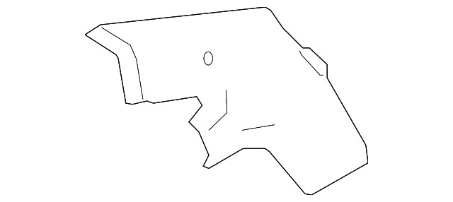 Genuine Nissan Quarter Panel Reinforcement 76614-JF00A