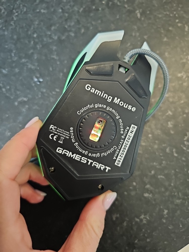 Gamestart Gaming Mouse Color Changing Backlit PC Optical USB Wired