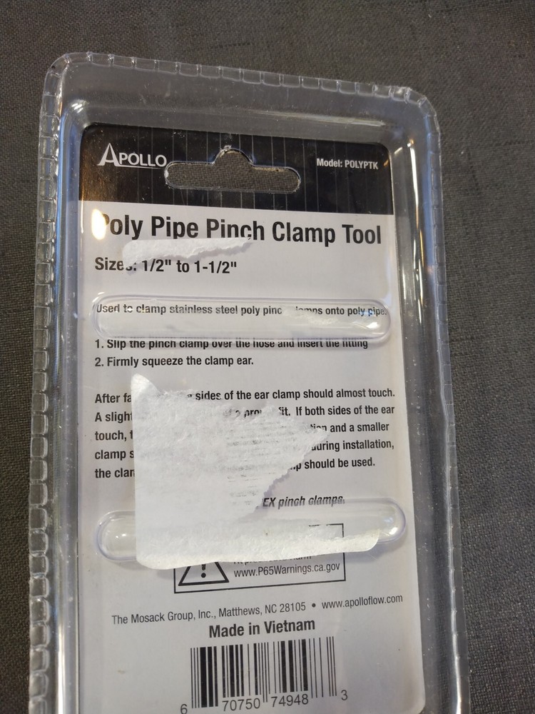 Apollo Stainless Steel Crimp Clamp Tool
