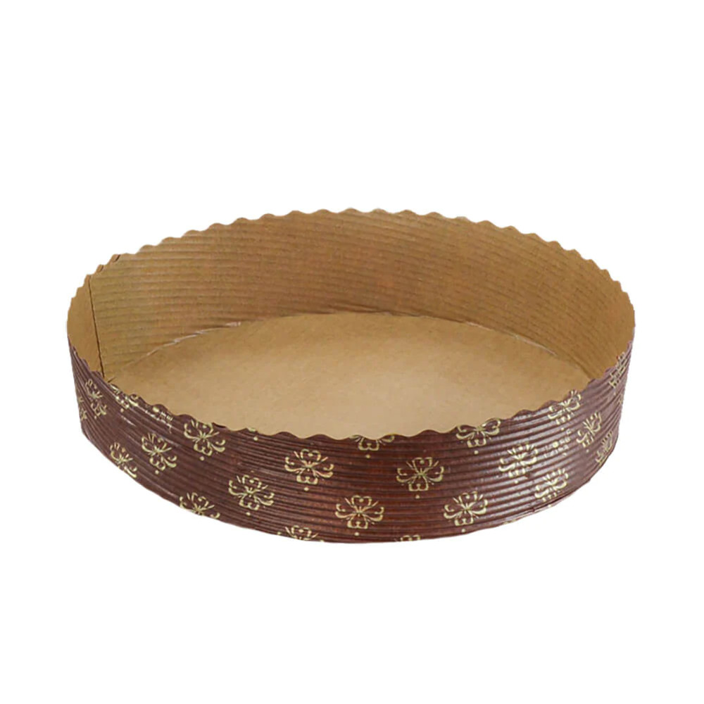 6 1/8" Round Paper Cake Pan, 25-pack